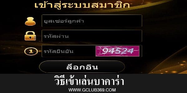 วิธีเข้าเล่นบาคาร่า