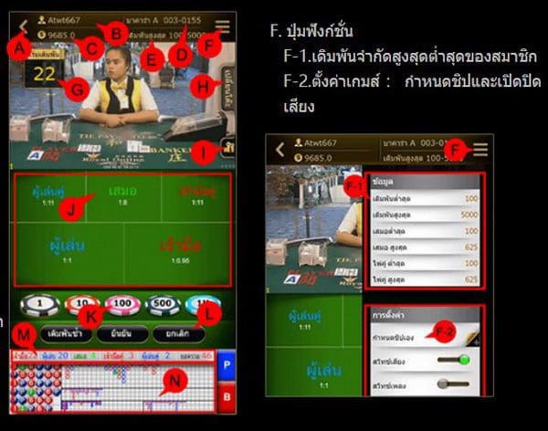 อธิบายหน้าเกมส์